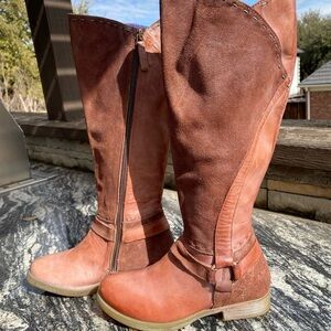 Roan by Bed Stu Karolus Tall Leather Riding Boots SZ 6.5